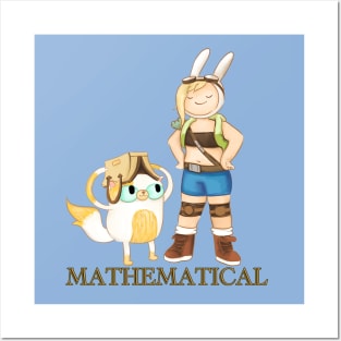 Mathematical, Fionna and Cake, Adventure Time fan art Posters and Art